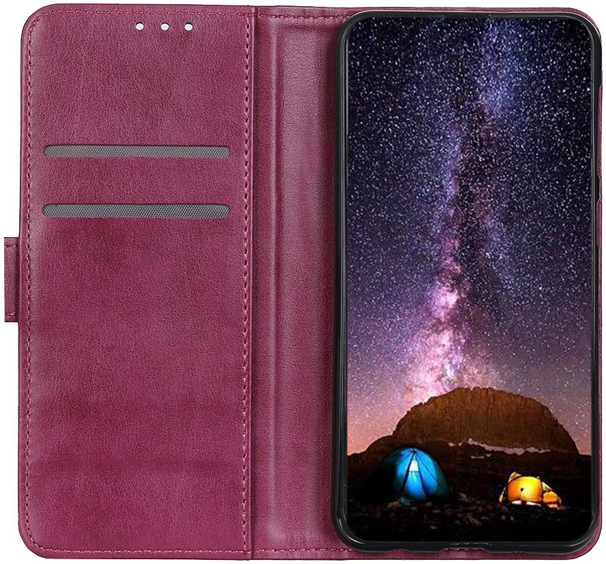 Motorola Moto G9 Power Hoesje Wallet Book Case Rood afbeelding 1
