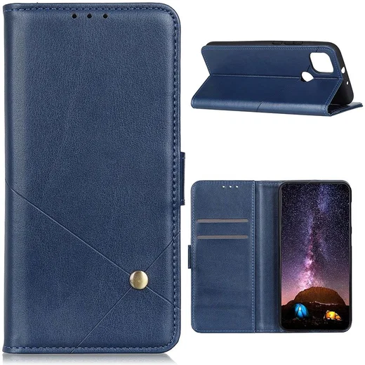 Motorola Moto G9 Power Hoesje Wallet Book Case Blauw afbeelding 4