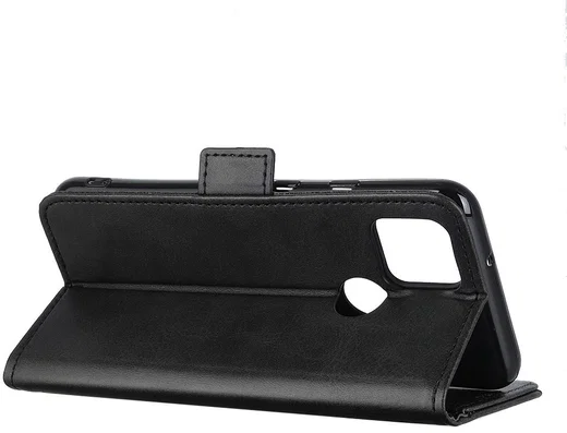 Motorola Moto G 5G Book Case Hoesje Book Case Retro Wallet Zwart afbeelding 4