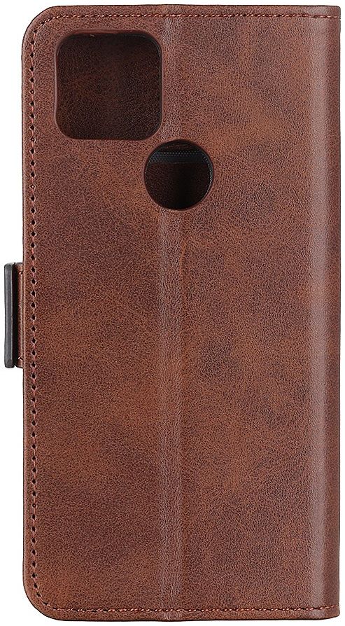 Motorola Moto G 5G (2020) Book Case Hoesje Book Case Retro Wallet Bruin afbeelding 3