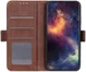 Motorola Moto G 5G (2020) Book Case Hoesje Book Case Retro Wallet Bruin afbeelding 5