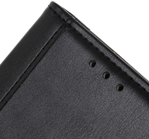 Motorola Moto G 5G (2020) Hoesje Portemonnee Kunstleer Book Case Zwart afbeelding 10