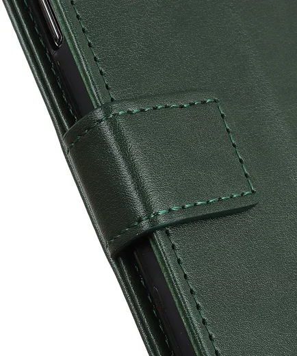 Motorola Moto G 5G (2020) Hoesje Portemonnee Kunstleer Book Case Groen afbeelding 11