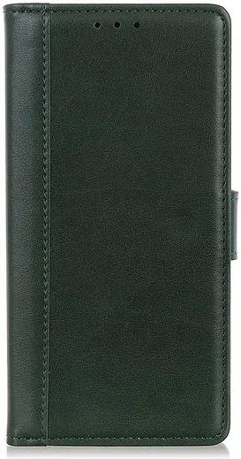 Motorola Moto G 5G (2020) Hoesje Portemonnee Kunstleer Book Case Groen afbeelding 9