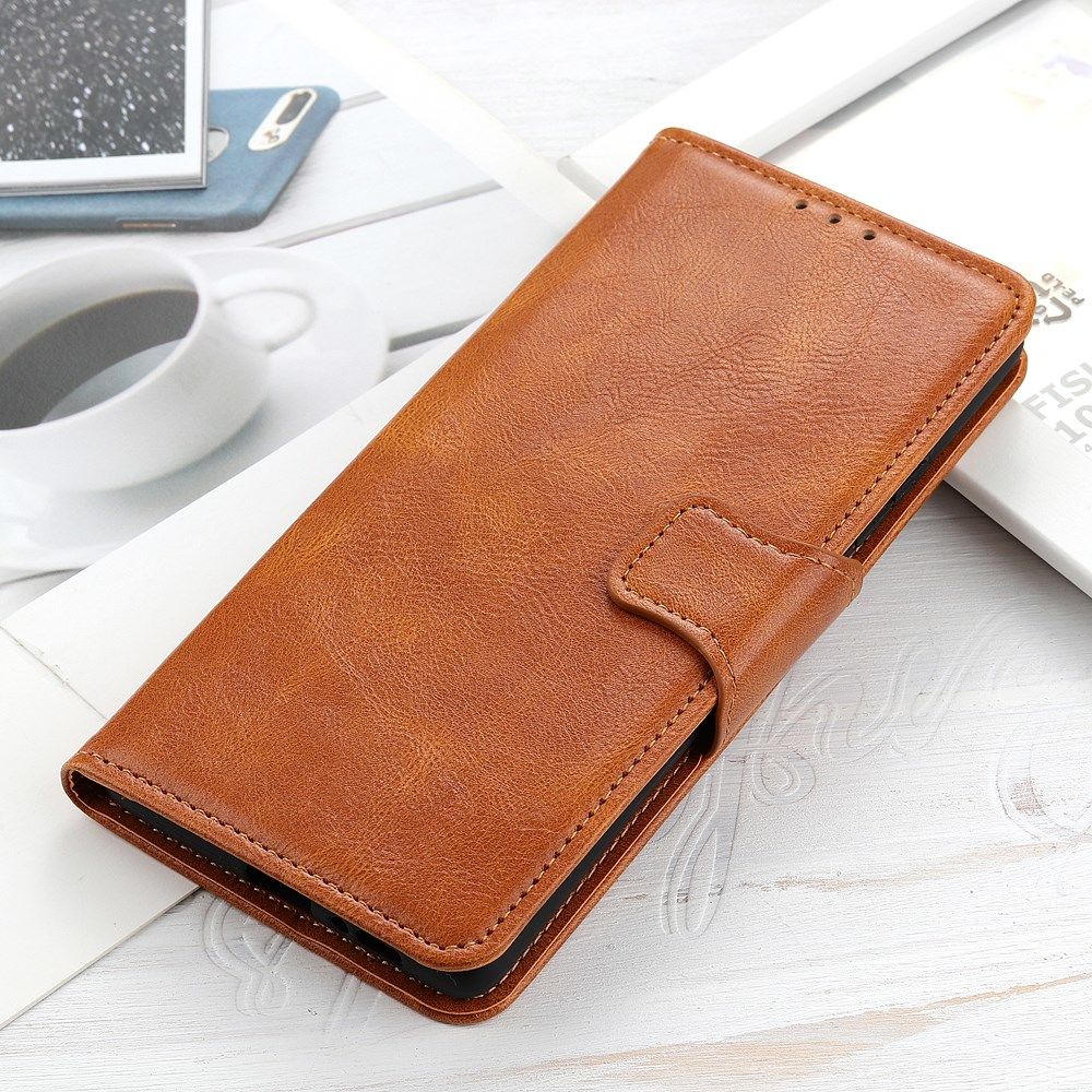 Motorola Moto G 5G (2020) Hoesje Wallet Book Case Bruin afbeelding 2