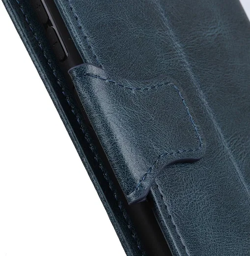 Motorola Moto G 5G (2020) Hoesje Wallet Book Case Blauw afbeelding 5