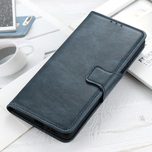 Motorola Moto G 5G (2020) Hoesje Wallet Book Case Blauw afbeelding 2