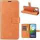 Motorola Moto G9 Power Portemonnee Bookcase Hoesje Oranje afbeelding 1