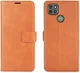 Motorola Moto G9 Power Portemonnee Bookcase Hoesje Oranje afbeelding 2