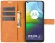 Motorola Moto G9 Power Portemonnee Bookcase Hoesje Oranje afbeelding 5