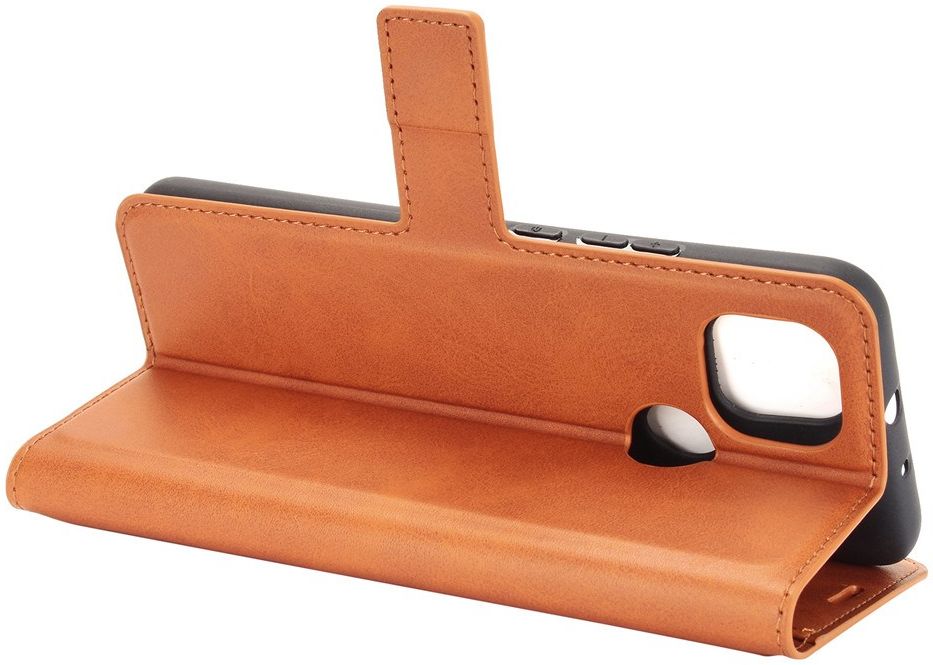 Motorola Moto G9 Power Portemonnee Bookcase Hoesje Oranje afbeelding 6