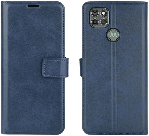 Motorola Moto G9 Power Portemonnee Bookcase Hoesje Blauw afbeelding 2