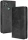 Motorola Moto G9 Power Hoesje Vintage Portemonnee Book Case Zwart afbeelding 2
