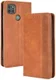 Motorola Moto G9 Power Hoesje Vintage Portemonnee Book Case Bruin afbeelding 2