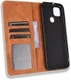 Motorola Moto G9 Power Hoesje Vintage Portemonnee Book Case Bruin afbeelding 9