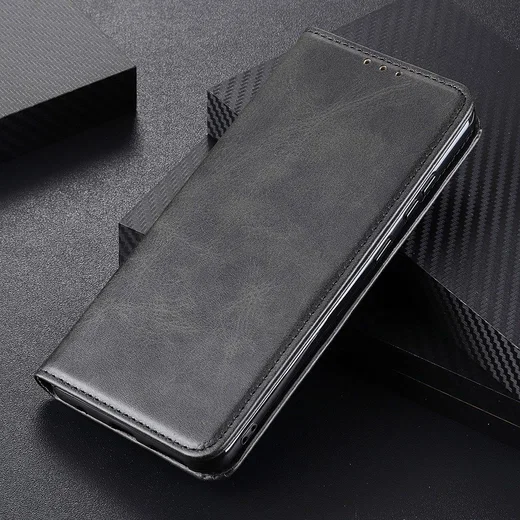 Xiaomi Poco M3 Hoesje Portemonnee Splitleer Book Case Zwart afbeelding 3