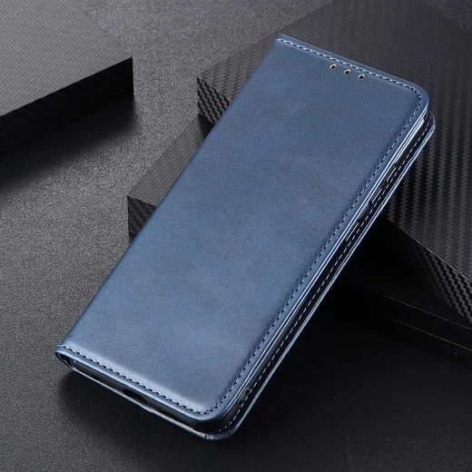 Xiaomi Poco M3 Hoesje Portemonnee Splitleer Book Case Blauw afbeelding 3