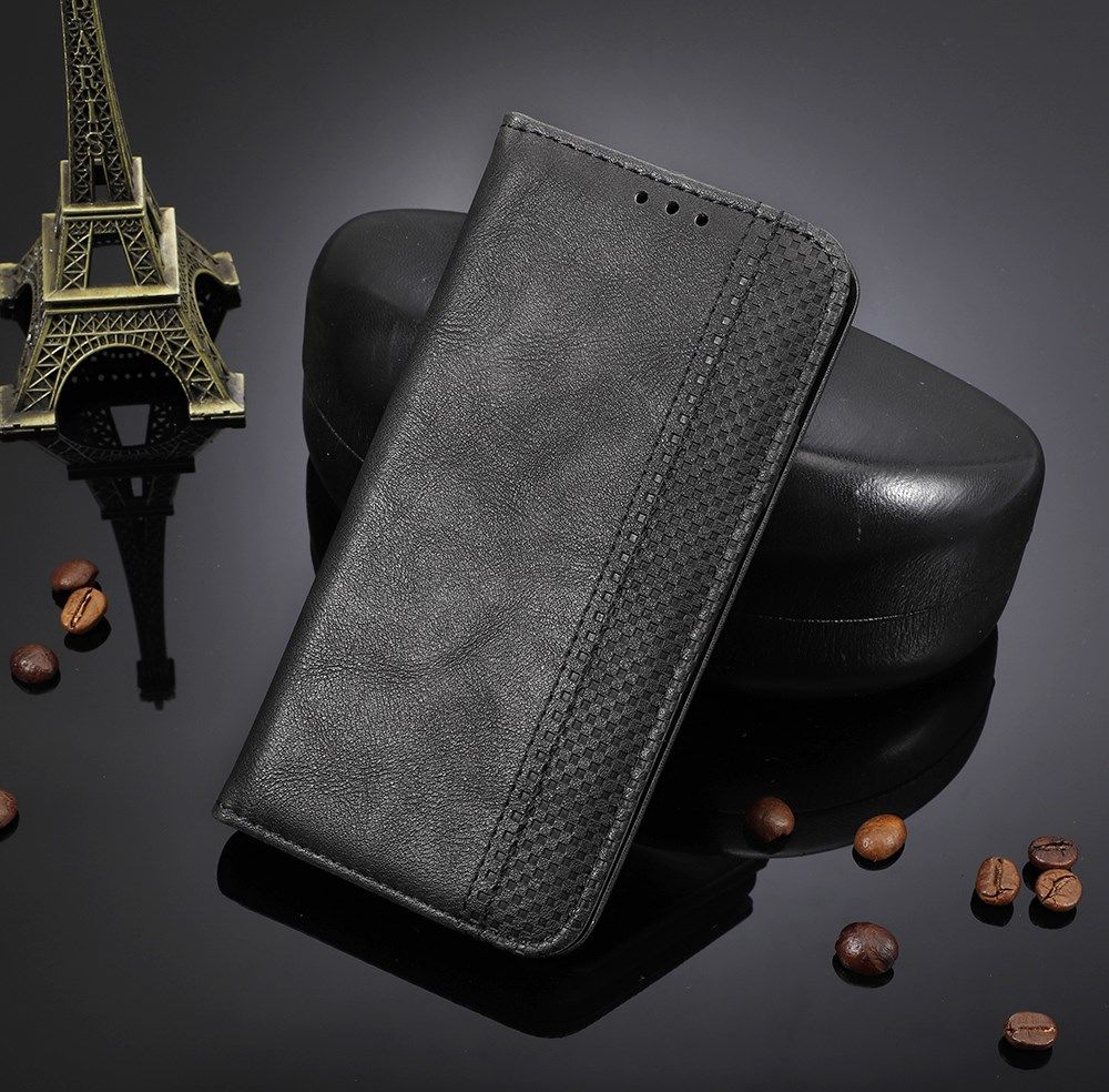Google Pixel 4A Hoesje Vintage Portemonnee Book Case Zwart afbeelding 10