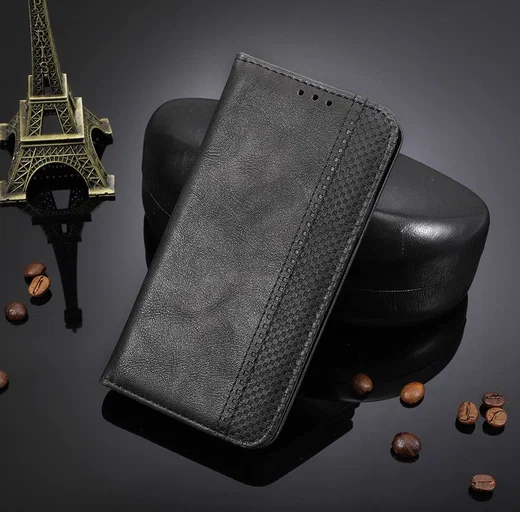 Google Pixel 4A Hoesje Vintage Portemonnee Book Case Zwart afbeelding 10