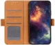 Google Pixel 4A Portemonnee Bookcase Hoesje Kunstleer Bruin afbeelding 4