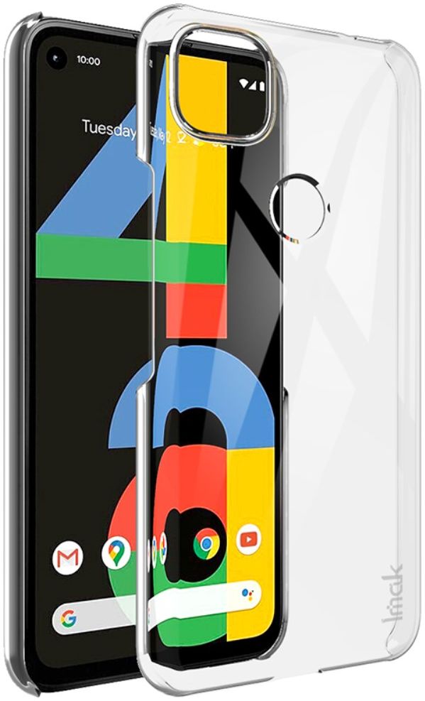 IMAK Crystal II Series Google Pixel 4a Hoesje Hard Plastic Transparant afbeelding 1