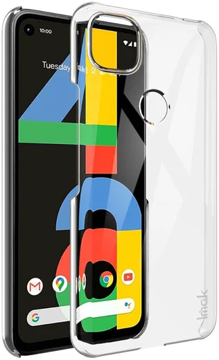 IMAK Crystal II Series Google Pixel 4a Hoesje Hard Plastic Transparant afbeelding 1