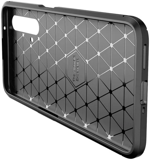 Realme X50 Hoesje Siliconen Carbon TPU Back Cover Zwart afbeelding 12