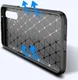 Realme X50 Hoesje Siliconen Carbon TPU Back Cover Zwart afbeelding 6
