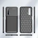 Realme X50 Hoesje Siliconen Carbon TPU Back Cover Zwart afbeelding 7