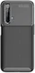 Realme X50 Hoesje Siliconen Carbon TPU Back Cover Zwart afbeelding 8