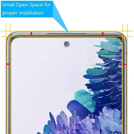 Samsung Galaxy S20 FE Screenprotector 2.5D Arc Edge Tempered Glass afbeelding 5