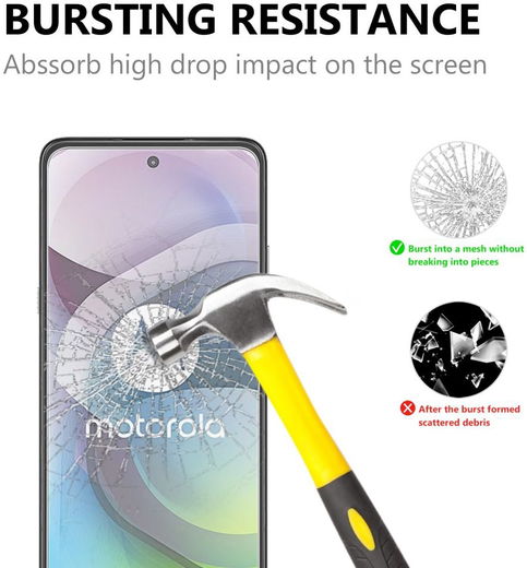 Motorola Moto G 5G Screenprotector 2.5D Arc Edge Tempered Glass afbeelding 4