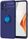 OnePlus Nord N100 Hoesje Metalen Magnetische Ring Kickstand Blauw afbeelding 1