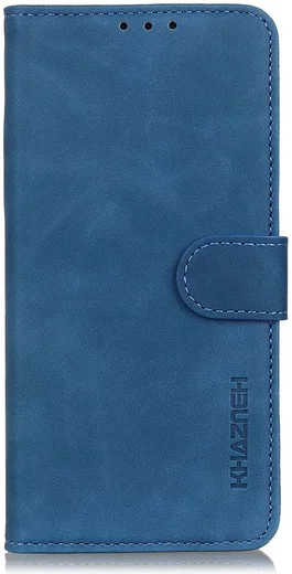 KHAZNEH OnePlus Nord N100 Hoesje Retro Wallet Book Case Blauw afbeelding 4
