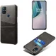 OnePlus Nord N10 Hoesje Back Cover met Kaarthouder Zwart afbeelding 3
