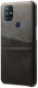 OnePlus Nord N10 Hoesje Back Cover met Kaarthouder Zwart afbeelding 1