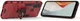OnePlus Nord N100 Hoesje met Ring Kickstand Rood afbeelding 3