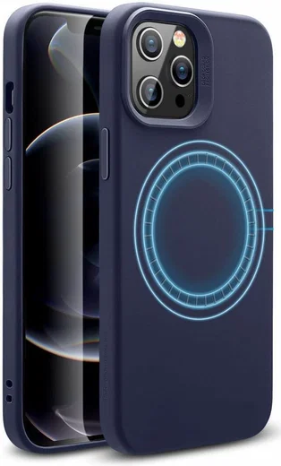 ESR Cloud Apple iPhone 12 Pro Max Hoesje voor MagSafe / HaloLock Blauw afbeelding 1