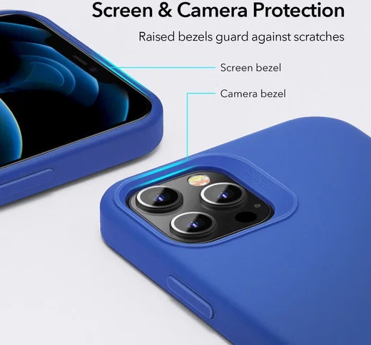 ESR Cloud Apple iPhone 12 Pro Max Hoesje voor MagSafe / HaloLock Blauw afbeelding 6