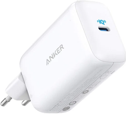 Anker PowerPort III Pod (65W) USB-C Snellader met Travel Kit Wit afbeelding 1