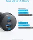 Anker PowerDrive Auto Lader 18W USB-C + 15W USB-A Zwart afbeelding 5