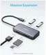 Anker Premium 5-in-1 USB-C Data Hub Zwart afbeelding 2