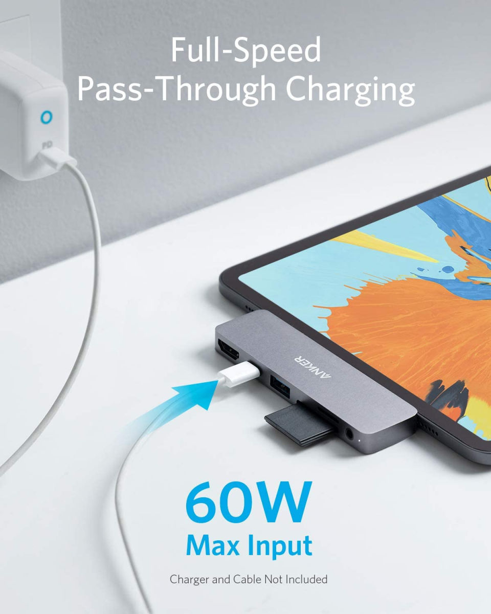 Anker PowerExpand Direct 6-in-1 USB-C Media Hub voor iPad Pro afbeelding 5