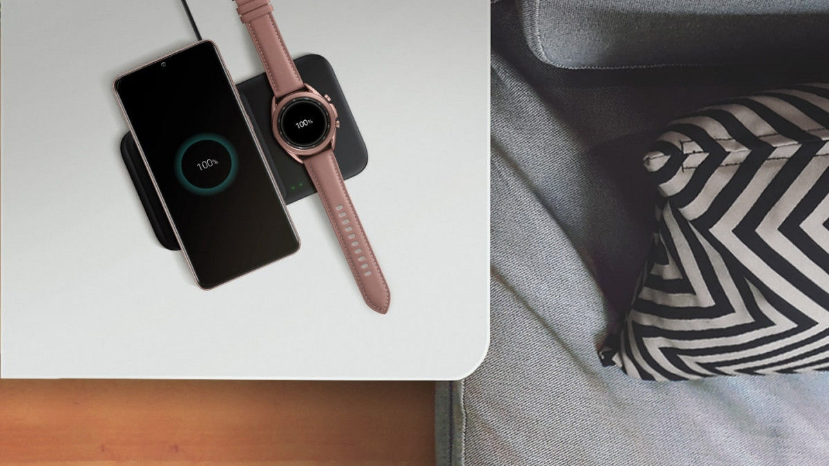 Originele Samsung Wireless Charger met Adapter Telefoon en Watch Zwart afbeelding 7