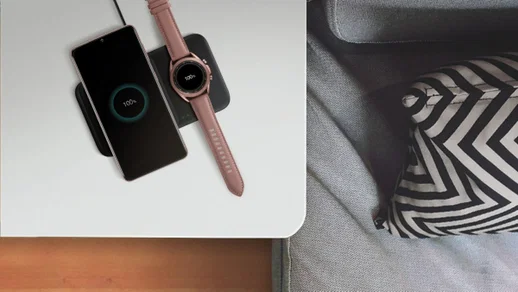 Originele Samsung Wireless Charger met Adapter Telefoon en Watch Zwart afbeelding 7