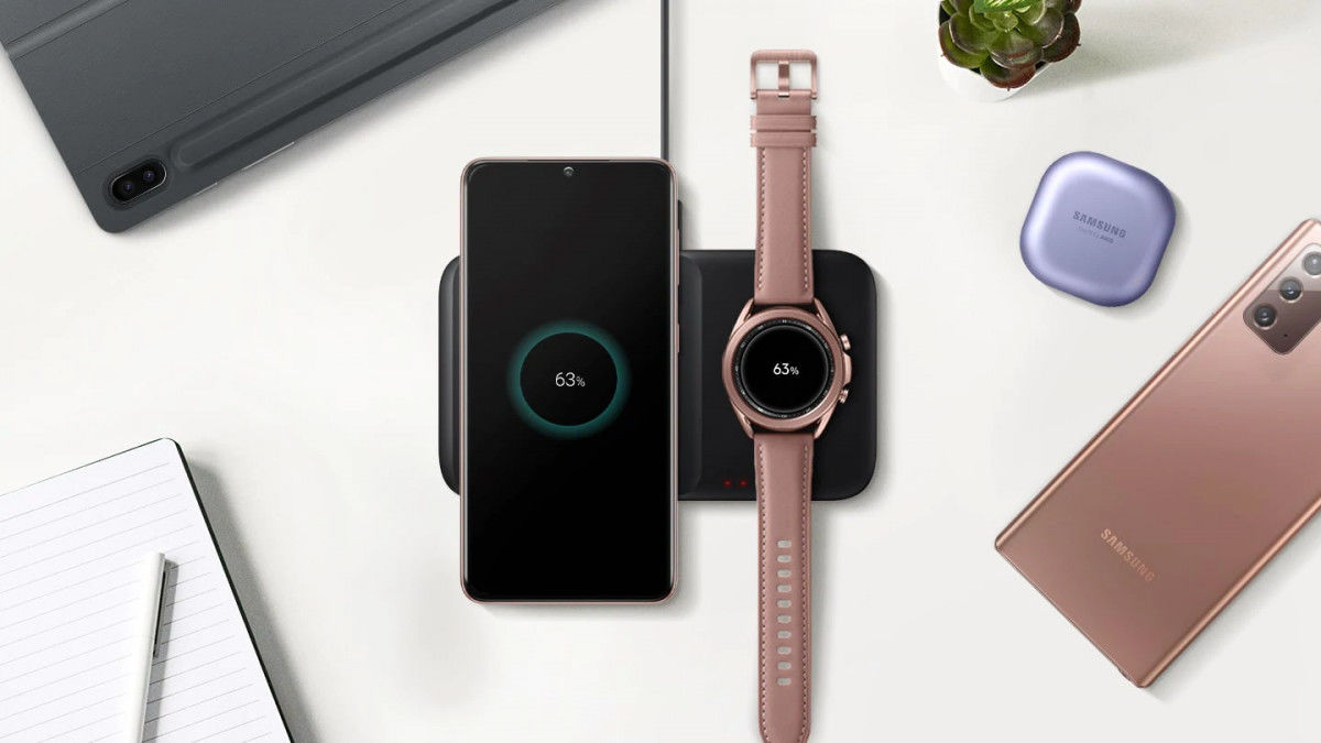 Originele Samsung Wireless Charger met Adapter Telefoon en Watch Zwart afbeelding 8