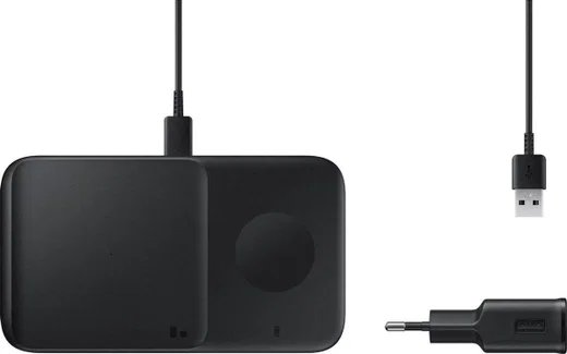 Originele Samsung Wireless Charger met Adapter Telefoon en Watch Zwart afbeelding 3