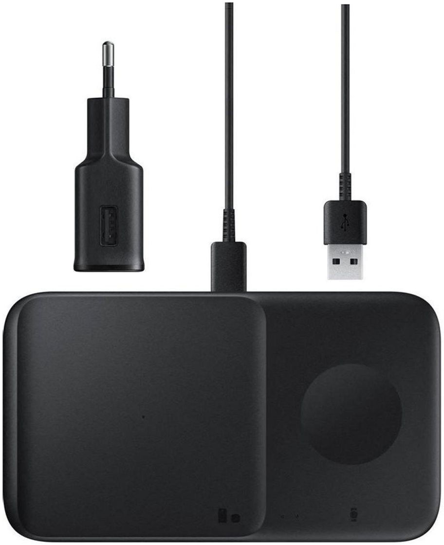 Originele Samsung Wireless Charger met Adapter Telefoon en Watch Zwart afbeelding 2