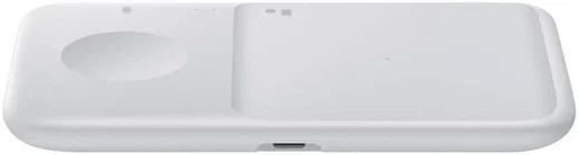 Originele Samsung Wireless Charger Duo Pad Smartphone/Buds/Watch Wit afbeelding 4