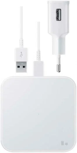 Originele Samsung Wireless Charger Pad Fast Charge 9W + Adapter Wit afbeelding 1